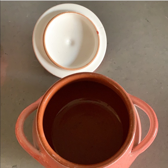 De Silva Pot Bowl Set Terracotta Ceramic - Picture 4 of 6